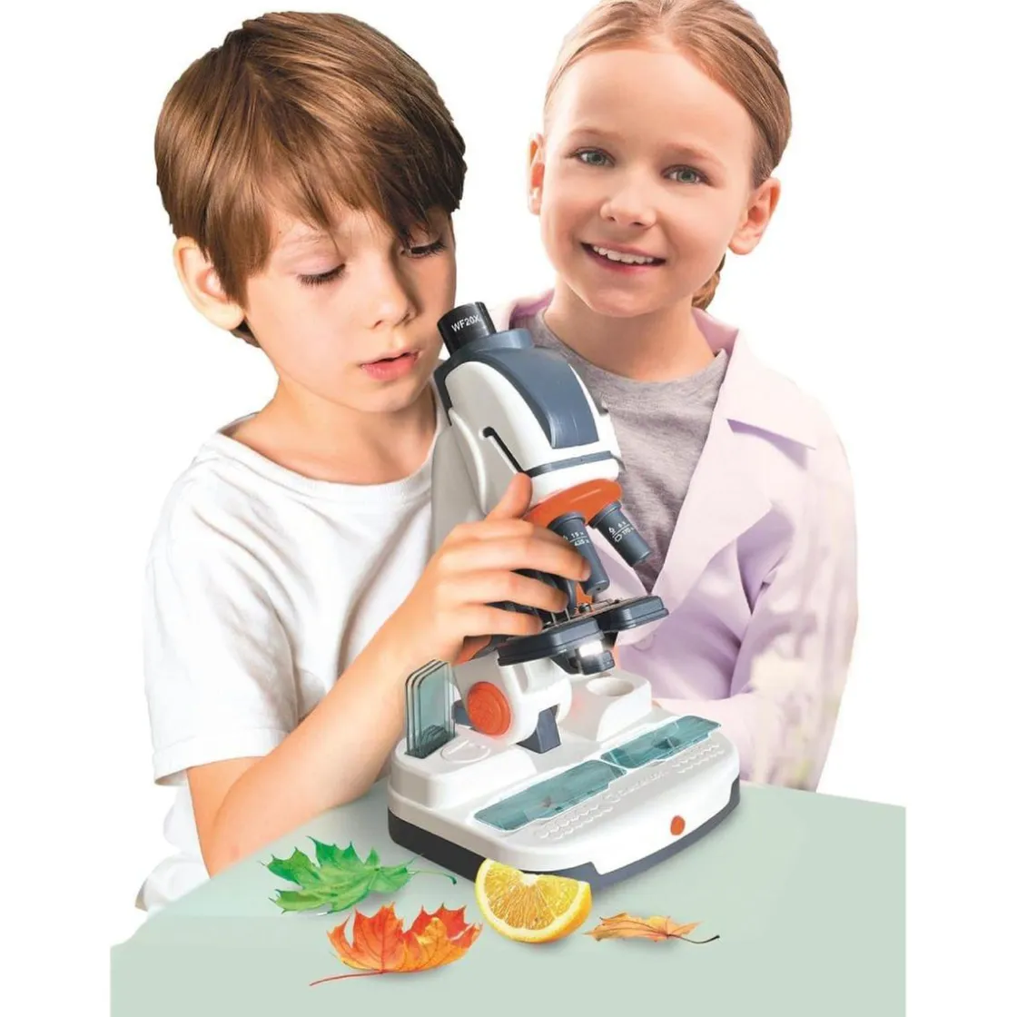 CLEMENTONI - Microscopio Smart 2 en 1 con Wi-Fi* Steam