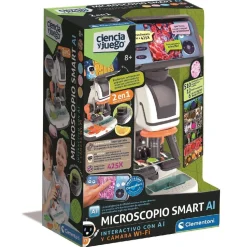 CLEMENTONI - Microscopio Smart 2 en 1 con Wi-Fi* Steam