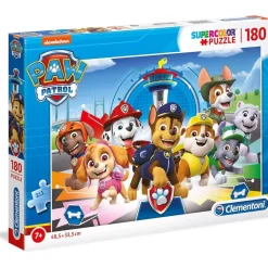 CLEMENTONI - Patrulla Canina - Puzzle 2D Patrulla Canina - 180 piezas, fabricado en España ㅤ* Juegos Y Puzzles