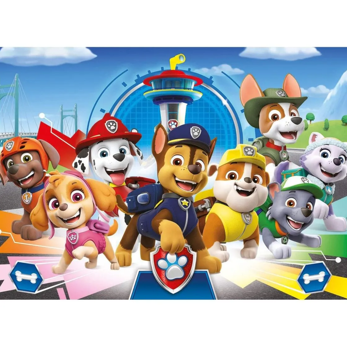 CLEMENTONI - Patrulla Canina - Puzzle 2D Patrulla Canina - 180 piezas, fabricado en España ㅤ* Juegos Y Puzzles