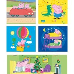 CLEMENTONI - Peppa Pig - Puzzle Infantil Multicolor 10 en 1, de distinto tamaño para montar progresivamente ㅤ