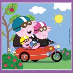 CLEMENTONI - Peppa Pig - Puzzle Supercolor 3x48 piezas ㅤ