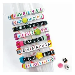 CRAZY CHIC Clementoni - Pulseras para crear mensajes (Varios modelos)