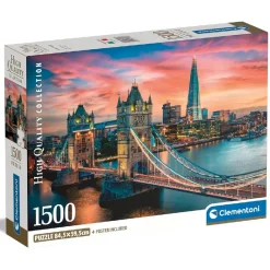 CLEMENTONI - Puzzle 1500 piezas High Quality Collection - Crepúsculo en Londres* Juegos Y Puzzles