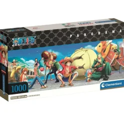 CLEMENTONI - Puzzle 1000 piezas Panorama - One Piece