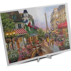 CLEMENTONI - Puzzle 1000 piezas flores en Paris ㅤ* Juegos Y Puzzles