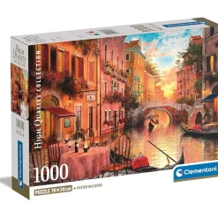 CLEMENTONI - Puzzle de 1000 piezas de la colección Venecia, fabricado en Italia ㅤ* Juegos Y Puzzles