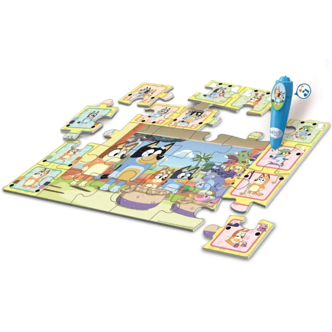 BLUEY Clementoni - Puzzle Interactivo de Suelo 24 piezas -* Juguetes Educativos Y Libros|Juegos Y Puzzles