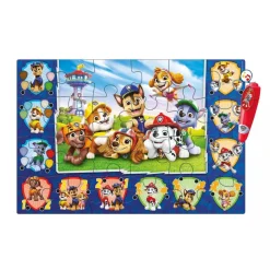 PATRULLA CANINA Clementoni - Puzzle Interactivo de Suelo 24 piezas -