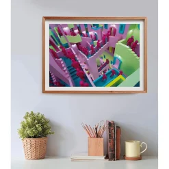 CLEMENTONI - Puzzle Juego del Calamar, 500 piezas, multicolor ㅤ