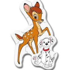 CLEMENTONI - Puzzle progresivo Animales, 3-6-9-12 piezas, Amigos del Reino Animal ㅤ