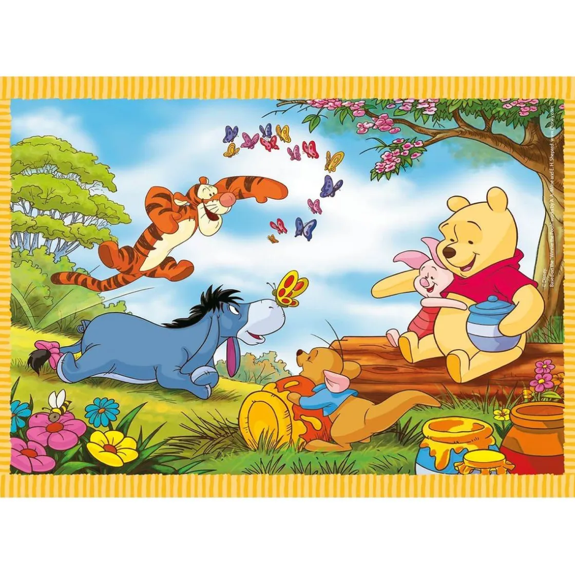 CLEMENTONI - Puzzles infantiles de 12, 16, 20 y 24 piezas Disney Winnie The Pooh ㅤ* Juegos Y Puzzles