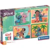 CLEMENTONI - Puzzles progresivos 4 en 1 - Stitch