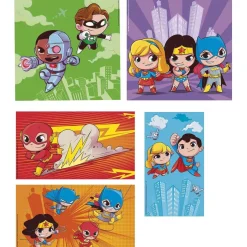 CLEMENTONI - Puzzles progresivos de superhéroes DC Comics, 10 en 1, multicolor, tamaño medium ㅤ* Juegos Y Puzzles