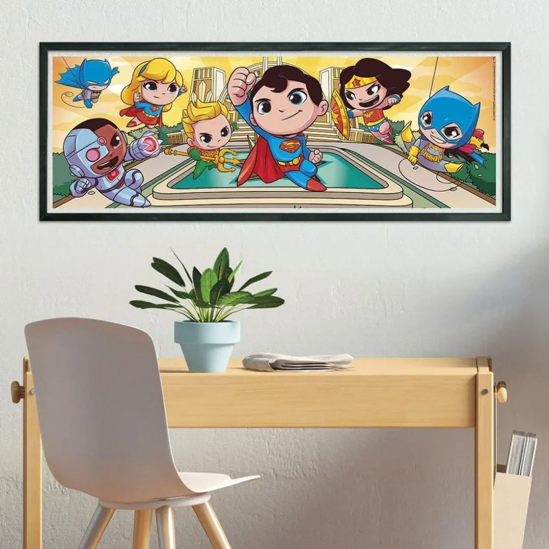 CLEMENTONI - Puzzles progresivos de superhéroes DC Comics, 10 en 1, multicolor, tamaño medium ㅤ* Juegos Y Puzzles