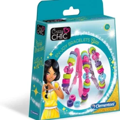 CLEMENTONI - Set de abalorios y pulseras Crazy Chic Glee ㅤ