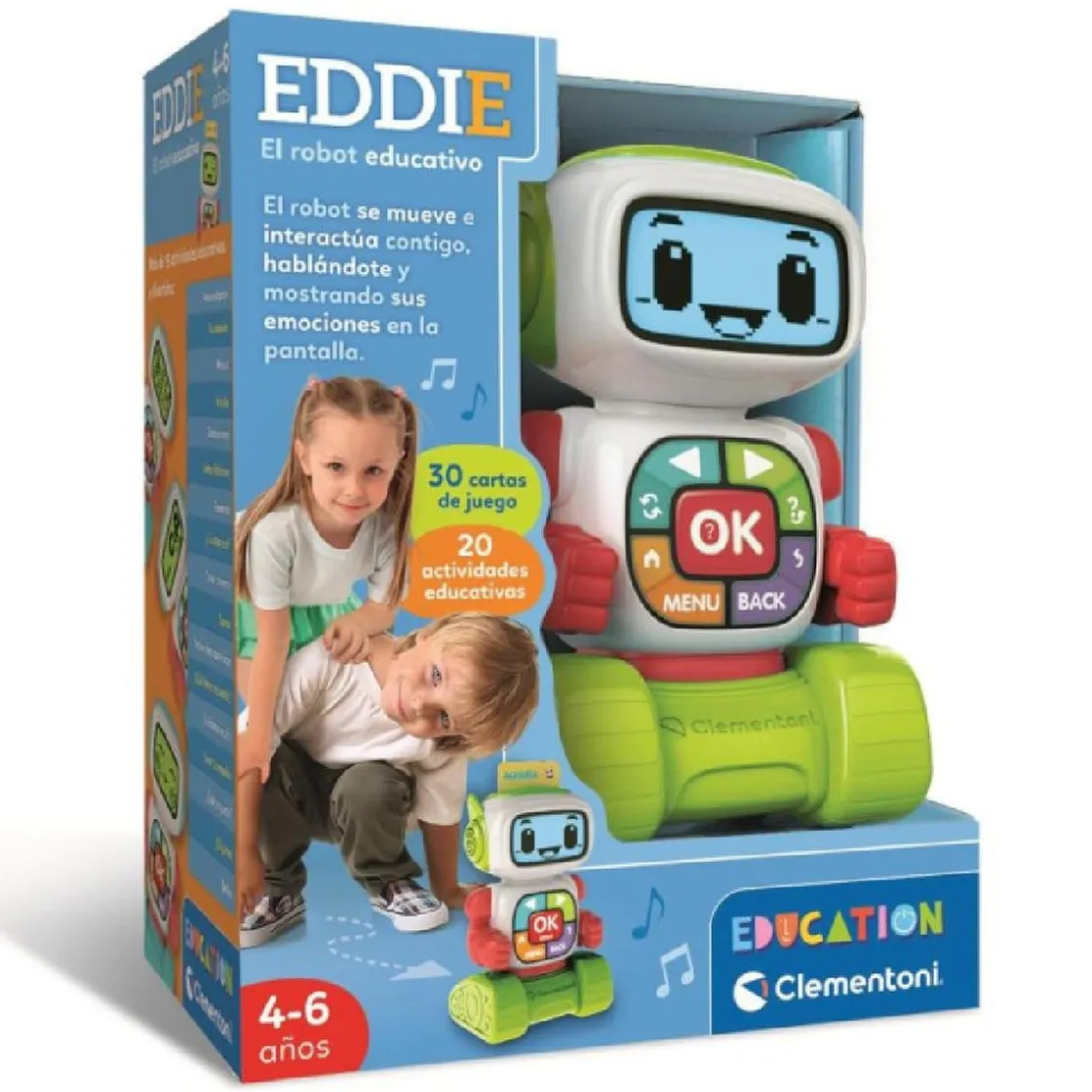 CLEMENTONI Education - Eddie, el robot educativo