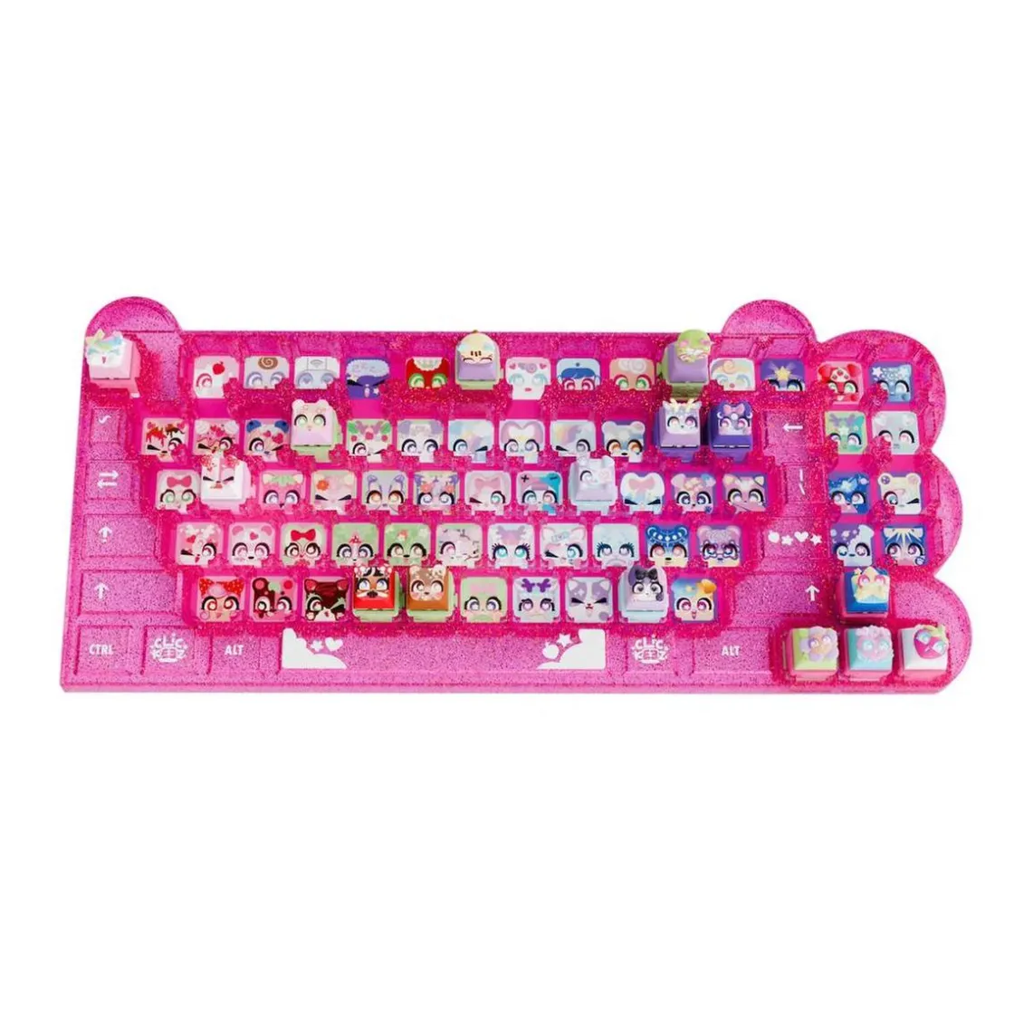 BIZAK Clickeez - Keyboard Mega Pack con 15 teclas (Varios modelos)* Coleccionables Y Mini Mundos