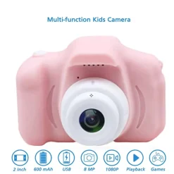 KLACK EUROPE Cámara digital infantil rosa* Electrónicos