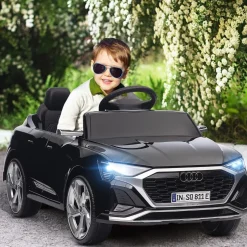 AIYAPLAY Coche Eléctrico Audi Q8 Etron Sportback 12V Negro