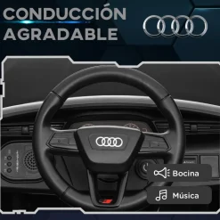 AIYAPLAY Coche Eléctrico Audi Q8 Etron Sportback 12V Negro