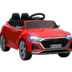 AIYAPLAY Coche Eléctrico Infantil Audi Q8 Etron Sportback 12V Rojo* Vehículos De Batería O A Pedales