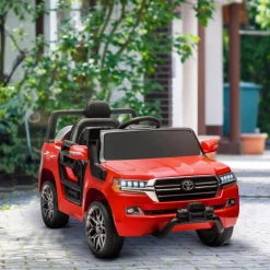 AIYAPLAY Coche eléctrico Toyota LAND CRUISER Rojo