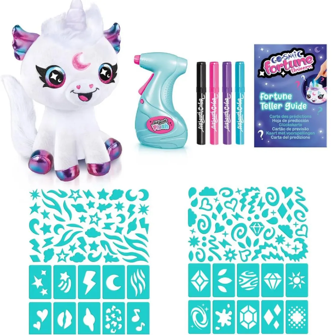 CANAL TOYS Colorea tu unicornio mágico con cuerno luminoso