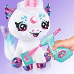 CANAL TOYS Colorea tu unicornio mágico con cuerno luminoso