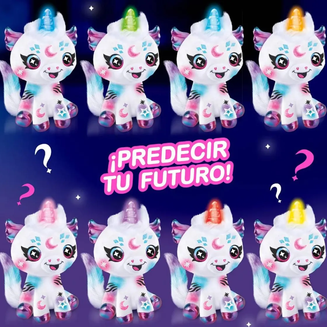 CANAL TOYS Colorea tu unicornio mágico con cuerno luminoso