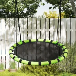 AIYAPLAY Columpio exterior para niños Negro* Columpios