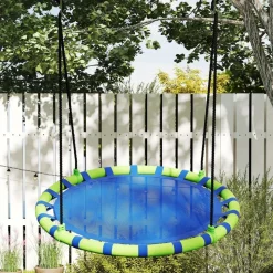 AIYAPLAY Columpio exterior para niños Azul