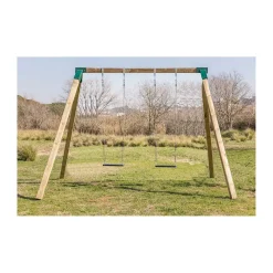 MASGAMES Columpio Madera Karai Deluxe adultos con cuerdas* Columpios