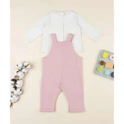 Prenatal Conjunto bebé con peto rosa* Ropa Y Accesorios·Peleles|Recién Nacido·Ropa Y Accesorios