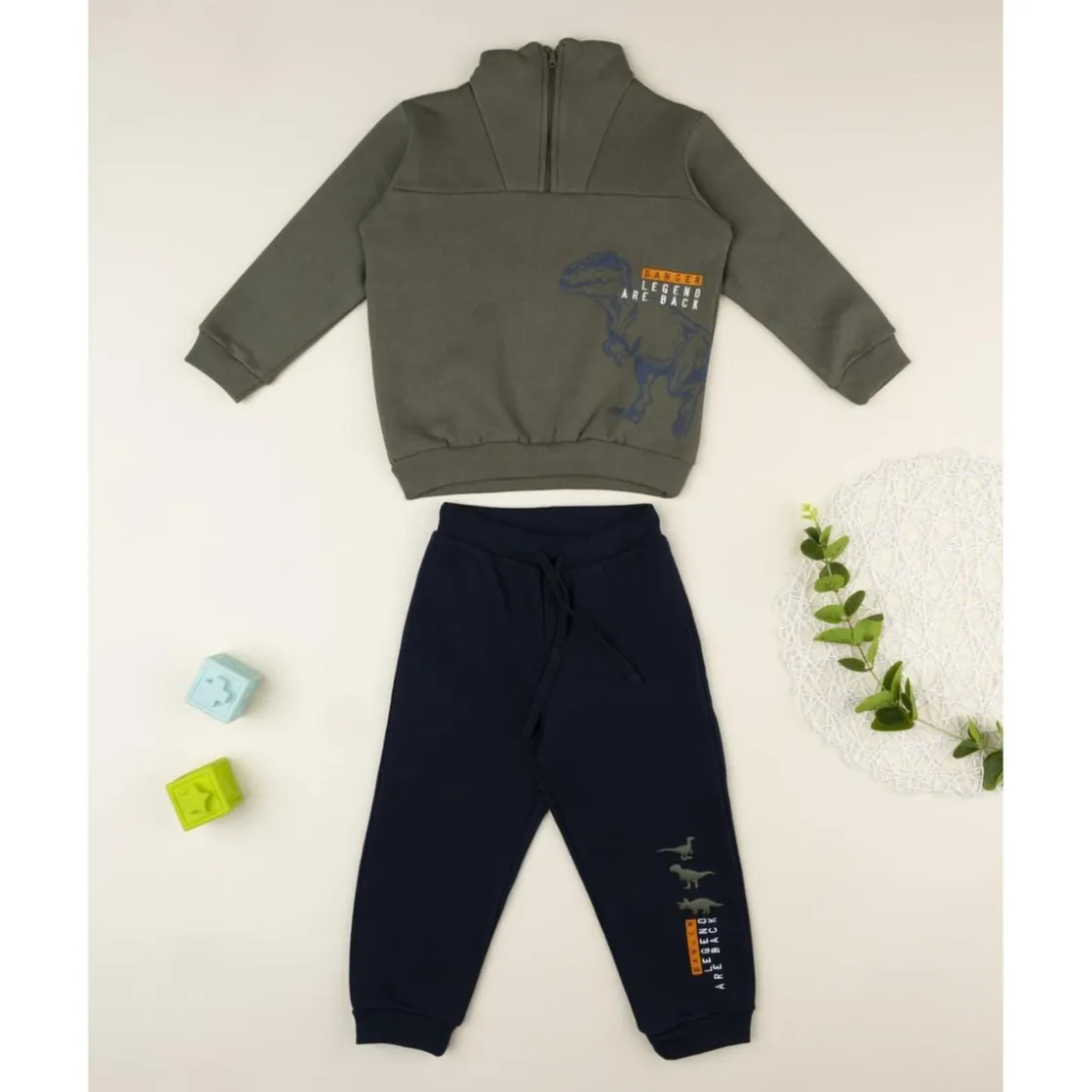 Prenatal Conjunto deportivo niño T-rex