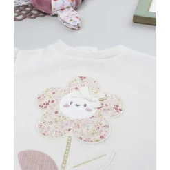 Prenatal Conjunto dos piezas de bebé con estampado de margarita