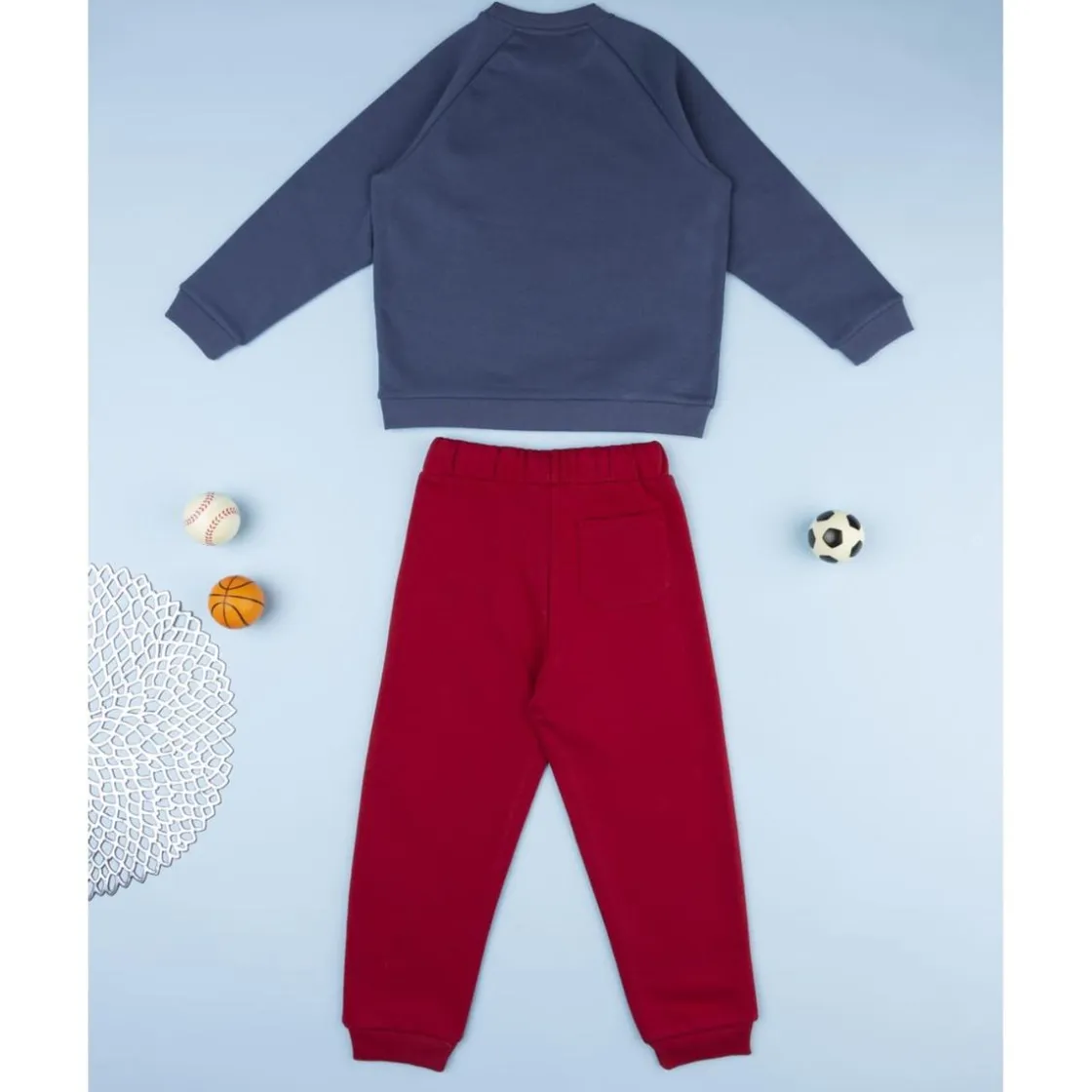 Prenatal Conjunto jogging azul y burdeos para niño* Niño·Niño 2-10 Años|Niño 2-10 Años·Conjuntos Y Deporte