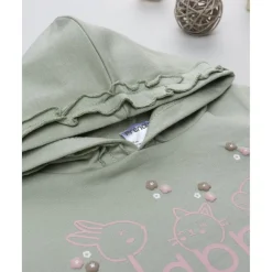 Prenatal Conjunto jogging niña verde 