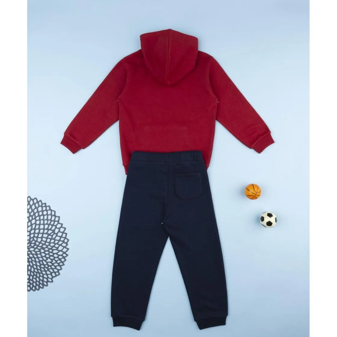 Prenatal Conjunto jogging niño burdeos/azul capucha* Niño·Niño 2-10 Años|Niño 2-10 Años·Conjuntos Y Deporte