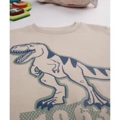 Prenatal Conjunto jogging verde para niño