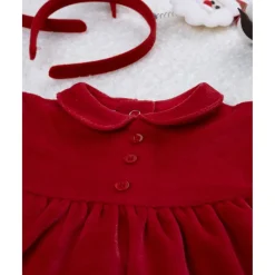 Prenatal Conjunto vestido y leotardos niña Navidad