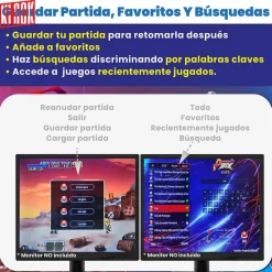 KLACK EUROPE Consola de juego Pandora Box 3D 10.000 juegos* Figuras De Acción