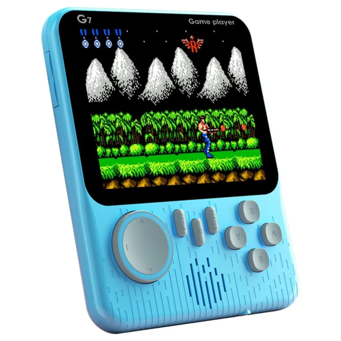 KLACK EUROPE Consola de juegos G7 666 juegos azul