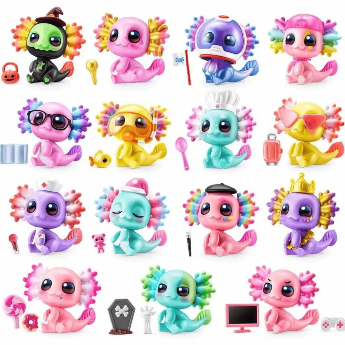 BABY STAR BY GARESSI Cápsula 5 sorpresas A-Lot-A Axolotls* Coleccionables Y Mini Mundos