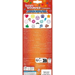 CRAYOLA - - 16 rotuladores lavables con punta de sello Pip Squeaks, colores surtidos, para escuela y ocio ㅤ* Arte Y Manualidades