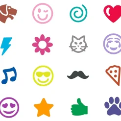 CRAYOLA - - 16 rotuladores lavables con punta de sello Pip Squeaks, colores surtidos, para escuela y ocio ㅤ* Arte Y Manualidades