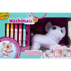 CRAYOLA - Juego educativo Washimals El Gran Wilbur con rotuladores y cepillo ㅤ* Arte Y Manualidades