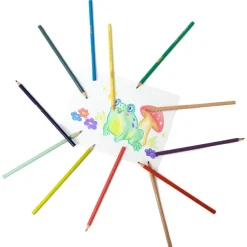 CRAYOLA - Lápices de colores pastel de dibujo, caja de 12 colores ㅤ* Arte Y Manualidades