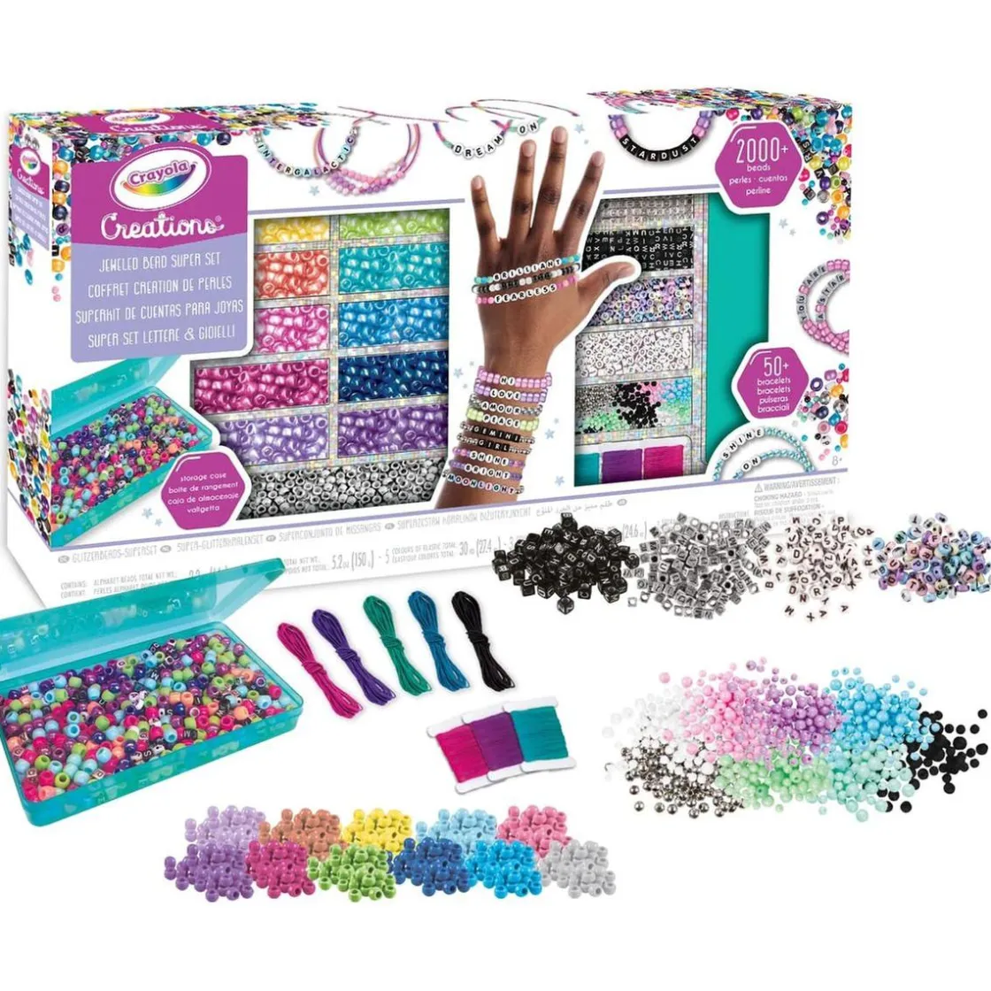 CRAYOLA - Set de letras y joyas para actividad creativa ㅤ