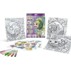 CRAYOLA - Set de páginas para colorear y construir obras de arte tridimensionales, tema aventuras espaciales